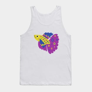 Cartoon Betta Fish Tank Top